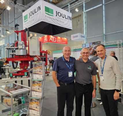 Edwin Verhoeff and Neal Hide at JOULIN Stand at LIGNA 2023 | Pneumatic Products