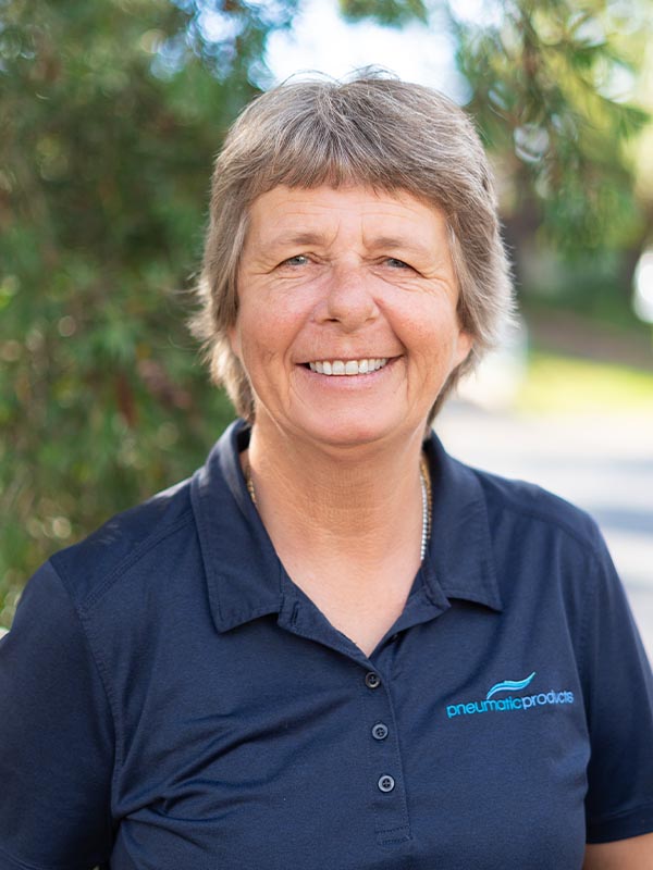 A Photo of Annette Hardy from Pneumatic Products.