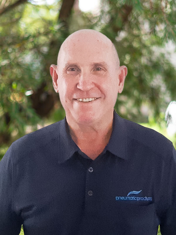 A Photo of Brian Davey from Pneumatic Products.
