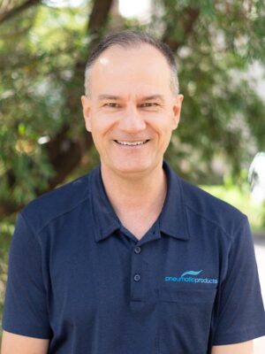 A Photo of Edwin Verhoeff from Pneumatic Products.