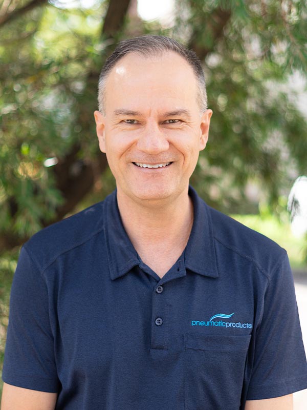 A Photo of Edwin Verhoeff from Pneumatic Products.