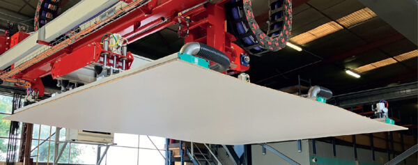 A photo of a Joulin stacker. A solution by Pneumatic Products.